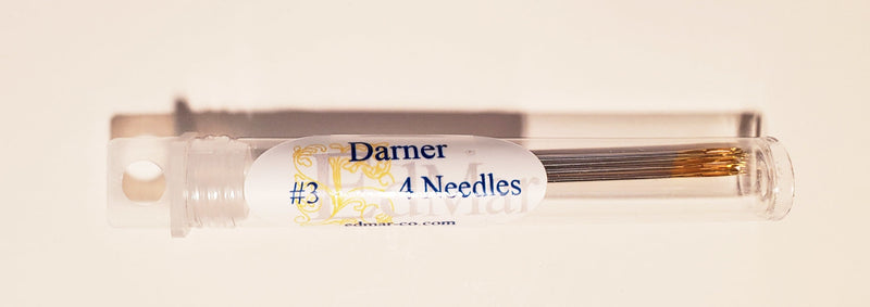 EdMar Gold Eye Darners Needles Size 3 Pkg of 4