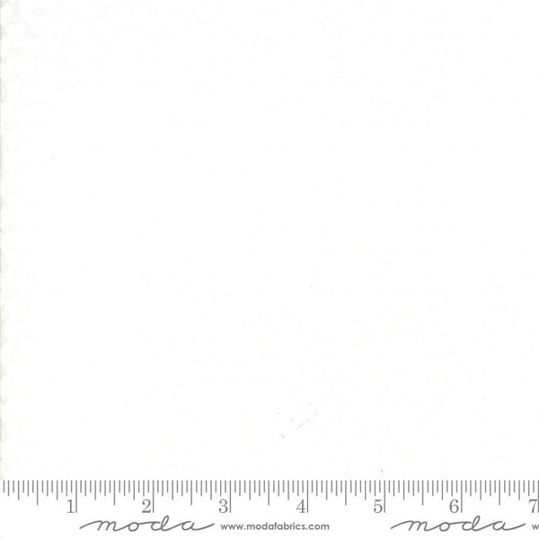 Moda Muslin Mates White on White Tonal Quilt Fabric Hearts Style 33137/11