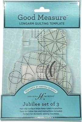 Good Measure Jubilee 1/4" Thick Long Arm Machine Quilting Ruler Set of 3