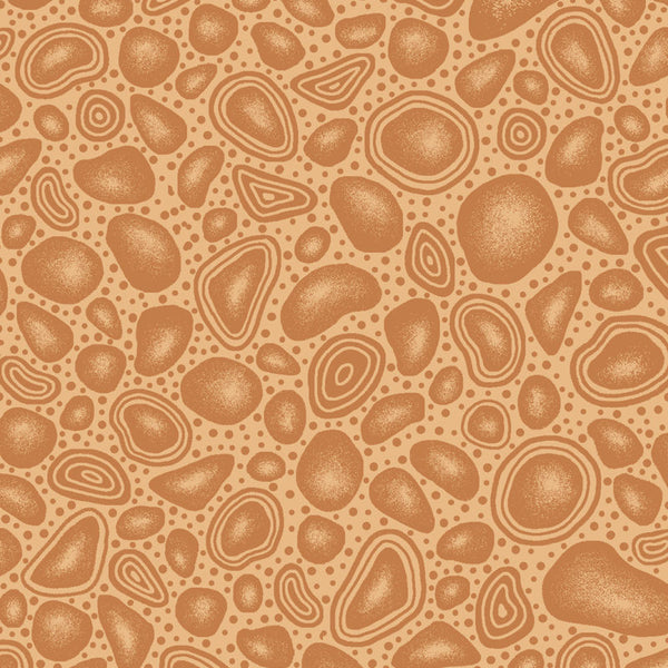 Gondwana Quilt Fabric by Oasis Fabrics Droplets Oatmeal Style 60-4111