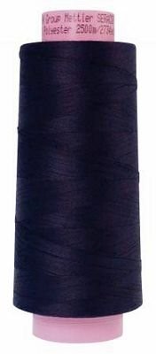 METTLER Seracor Polyester Serger Thread 50 Weight 2743 Yards Color 0825 Navy