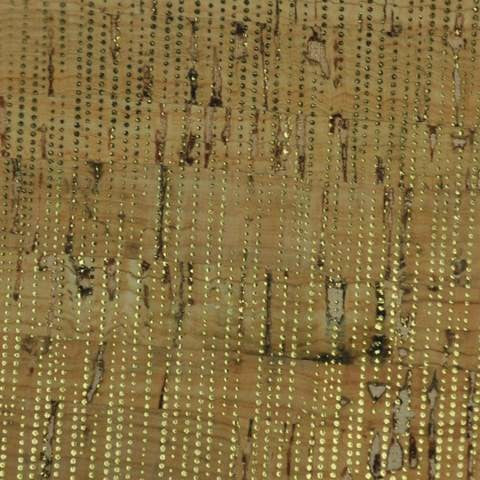 Cork Fabric Natural 54" Wide By The Foot Style Natural Gold BC54C-95