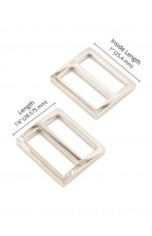 By Annie 1" Flat Widemouth Slider Set of 2 Nickel