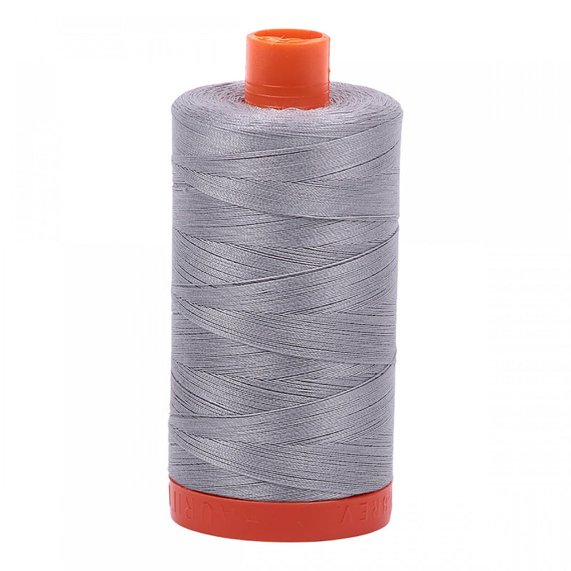 Aurifil Mako Cotton Thread 50 Weight 1422 Yard Spool Color 2606 Mist