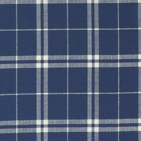 Minick & Simpson Newport Large Plaid Quilt Fabric Style 14938/16 Indigo