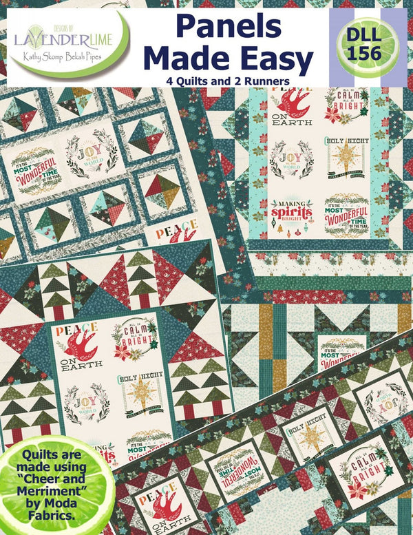 Lavender Lime Panels Made Easy Quilt Pattern Project Booklet