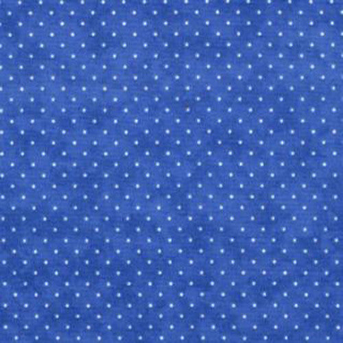 Moda Essential Dots Quilt Fabric Style 8654/30 Royal Blue