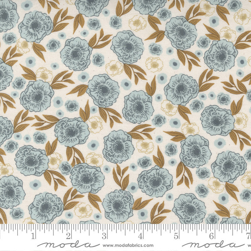 Moda Slow Stroll Quilt Fabric Last Bloom Style 45544/11 Natural