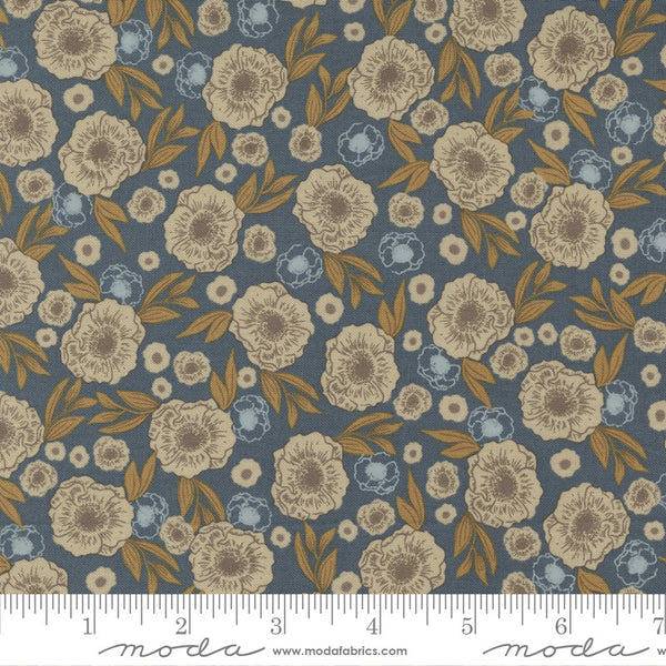 Moda Slow Stroll Quilt Fabric Last Bloom Style 45544/28 Pond