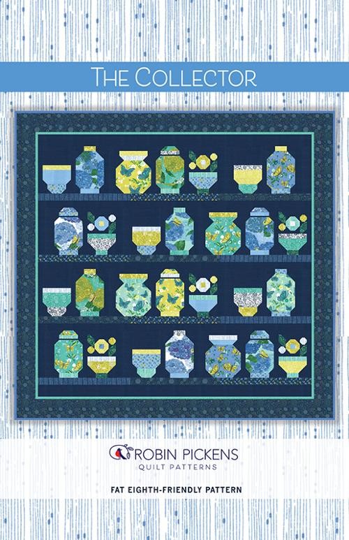 Robin Pickens The Collector Wallhanging Quilt Pattern for 67-1/2" x 65" Quilt