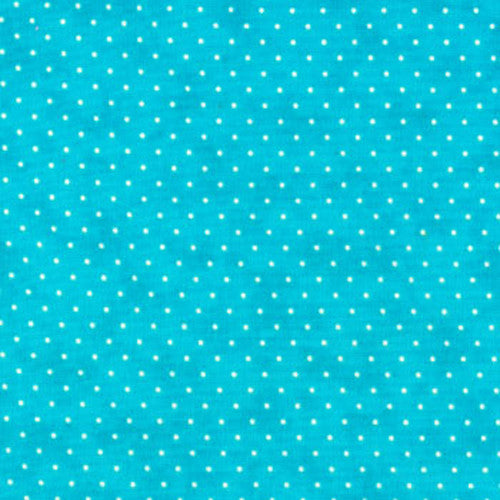 Moda Essential Dots Quilt Fabric Style 8654/35 Turquoise