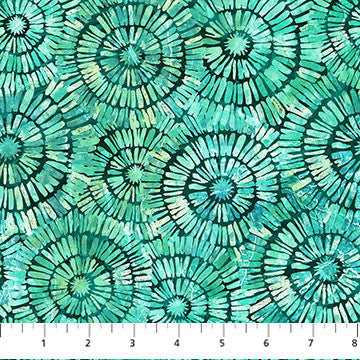 Northcott Vitamin Sea Quilt Fabric Swirls Style DP25420-66 Turquoise Multi