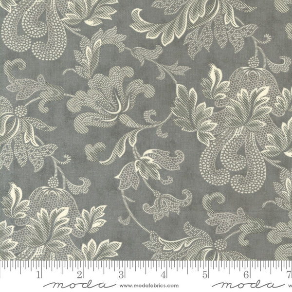 Moda Collections Etchings Quilt Fabric Friendly Flourish Style 44335/15 Charcoal