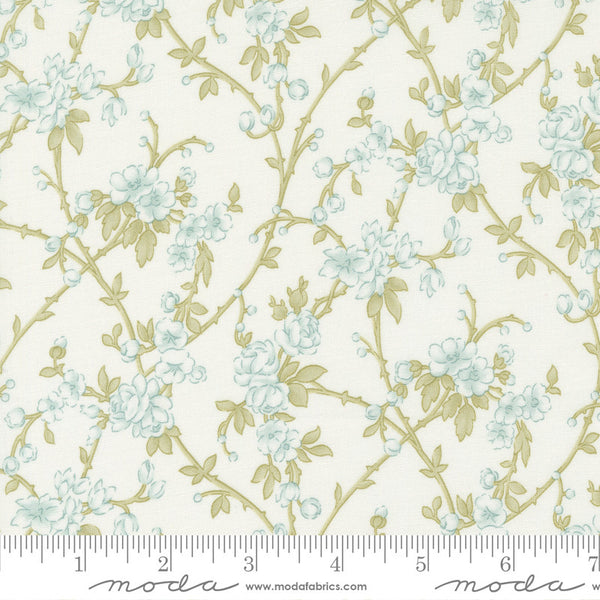 Moda 3 Sisters Honeybloom Quilt Fabric Verdant Vines Style 44343/11 Milk