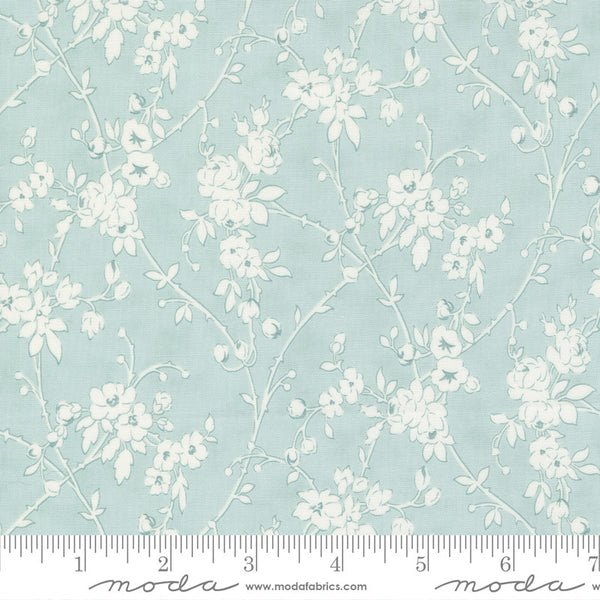 Moda 3 Sisters Honeybloom Quilt Fabric Verdant Vines Style 44343/12 Water