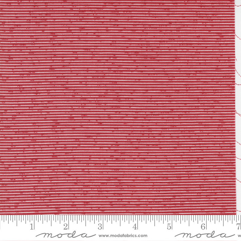 Moda Old Glory Quilt Fabric Urban Stripes Style 5202/15 Red