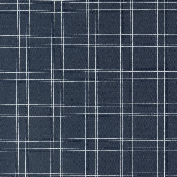 Moda Shoreline Quilt Fabric Plaid Style 55302/14 Navy