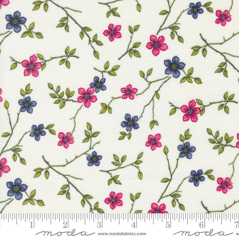 Moda Holly Taylor In Bloom Quilt Fabric Spring Fling Style 6942/11 Magnolia