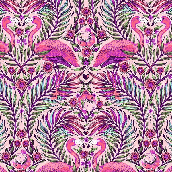 Free Spirit Daydreamer Quilt Fabric Pretty in Pink Style PWTP169 Dragonfruit