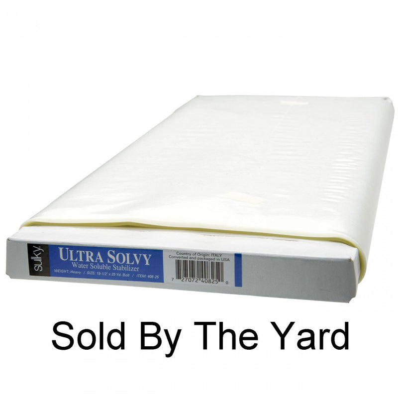 Sulky Ultra Solvy Firm & Stable Water Soluble Stabilizer 20" By The Yard
