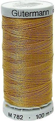 Gutermann Extra Strong Jeans Thread Gold 40 Wt. 100 Meter Spool