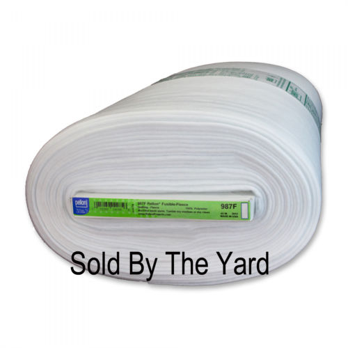 Pellon Fusible Fleece 45" Wide White By the Yard