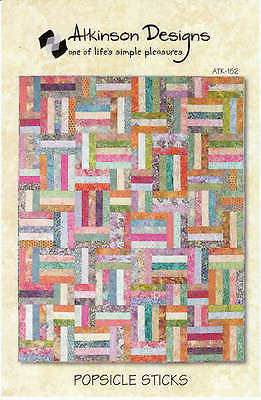 Atkinson Popsicle Sticks Jelly Roll Quilt Pattern