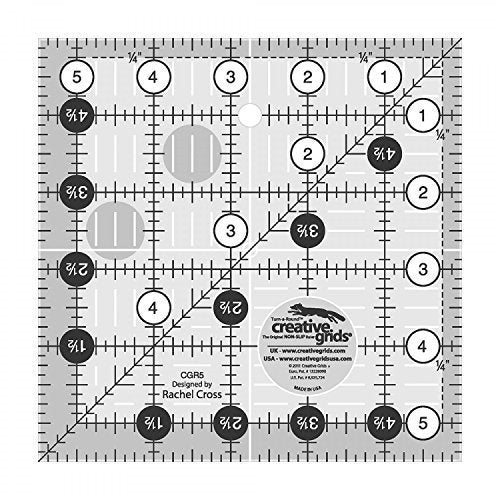 Creative Grids Quilting Ruler 5 1/2" Square