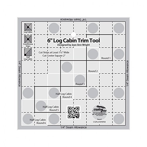 Creative Grids Log Cabin Trim Tool for 6" Blocks