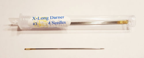 Gold Eye Extra-Long Darners Needles Size 3 Pkg of 4