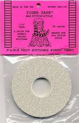 Tiger Tape Quilter's Big Stitch Stitching Guide Tape 30 Yards