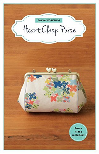 Zakka Workshop Heart Clasp Purse Kit with Pattern