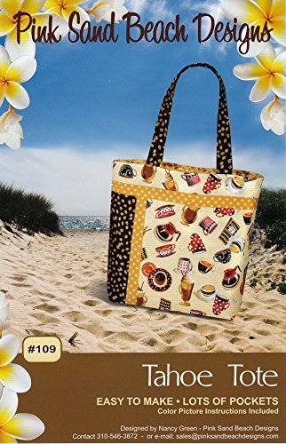 Pink Sand Beach Designs Tahoe Tote Bag Pattern