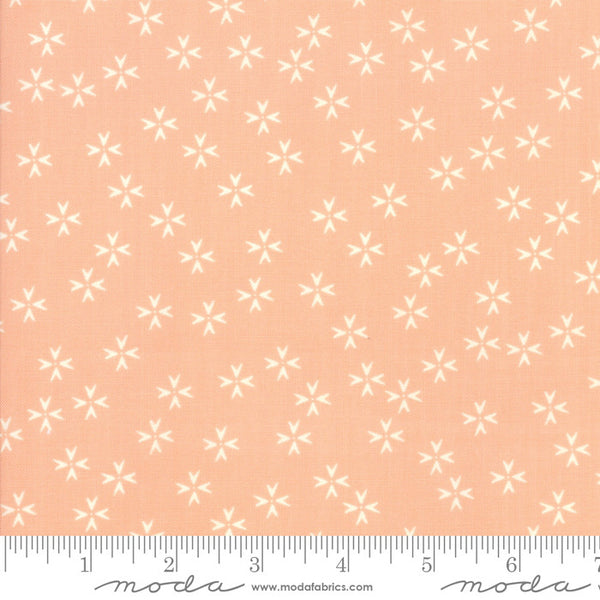 Moda The Front Porch Quilt Fabric Petals Style 37544/12 Peach