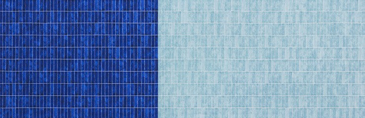 Carolyn Friedlander Jetty Quilt Fabric Tile Border Style 19067-387 Blueprint