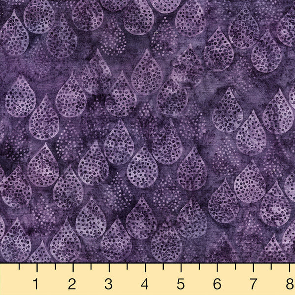 Island Batik All A Flutter Batik Quilt Fabric Style 111817450 Grape