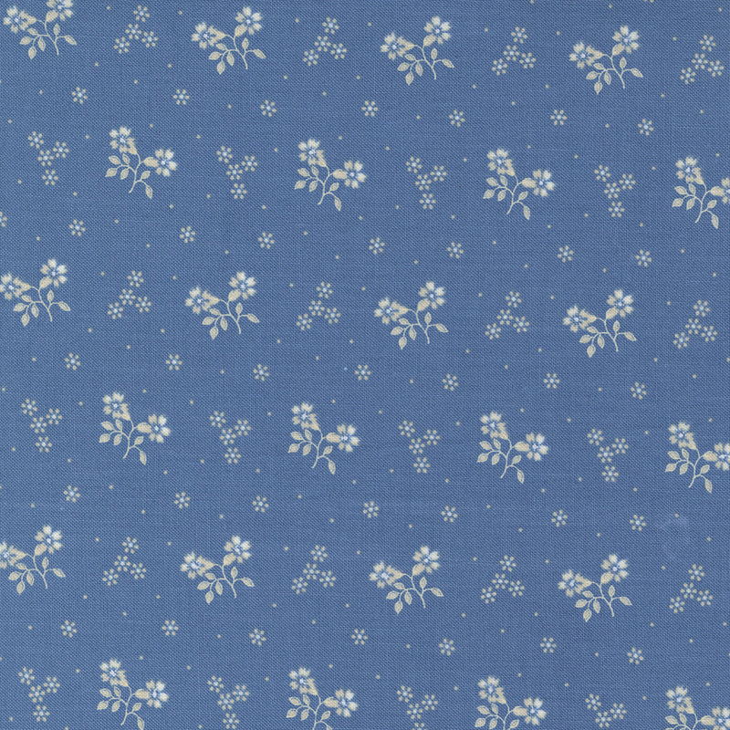 Minick & Simpson Newport Calico Quilt Fabric Style 14934/14 Medium Blue