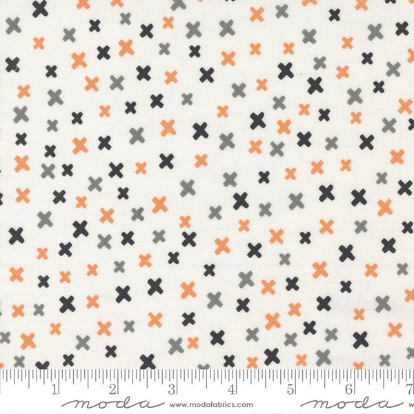 Moda Late October X's Quilt Fabric Style 55591/11 Vanilla Multi