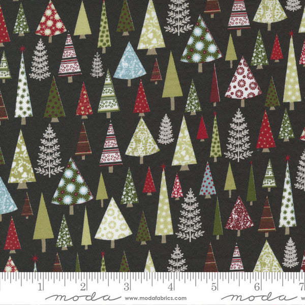 Moda Peppermint Bark Forest Quilt Fabric Style 30692/12 Dark Chocolate