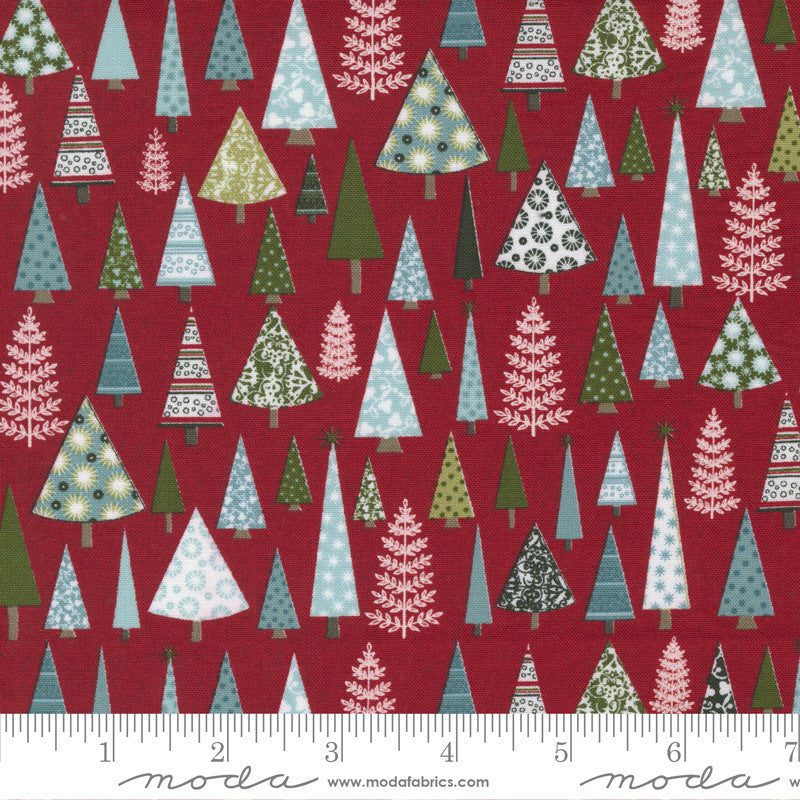 Moda Peppermint Bark Forest Quilt Fabric Style 30692/13 Candy Cane