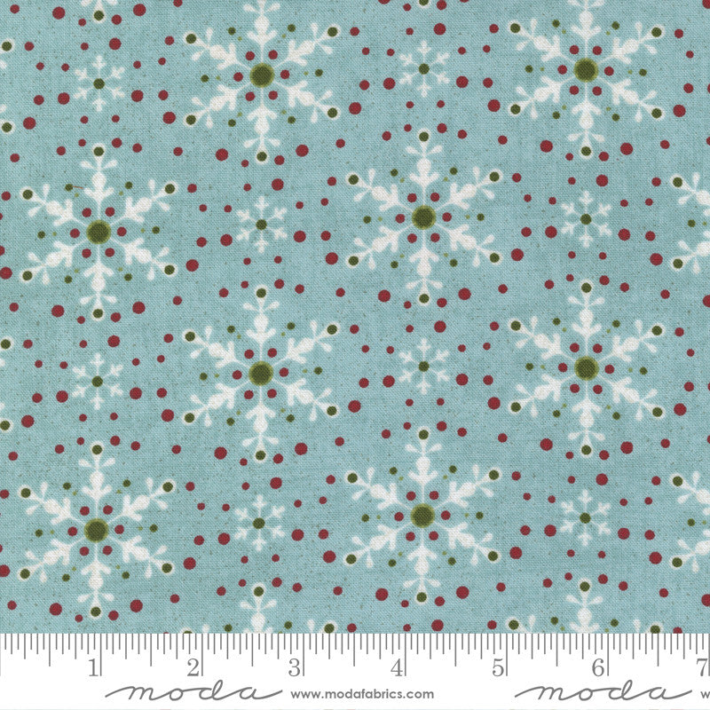 Moda Peppermint Bark Snowflakes Quilt Fabric Style 30695/14 Frosty