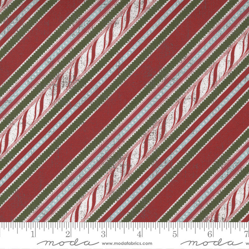 Moda Peppermint Bark Candy Stripes Quilt Fabric Style 30696/13 Candy Cane