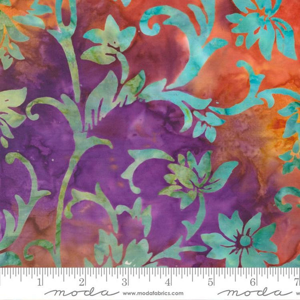 Moda Bonfire Batik Quilt Fabric Ember Style 4364/31 Purple Multi