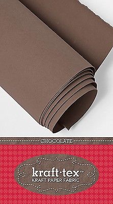 Kraft-tex Paper Fabric 19" x 1.5 Yard Roll Chocolate